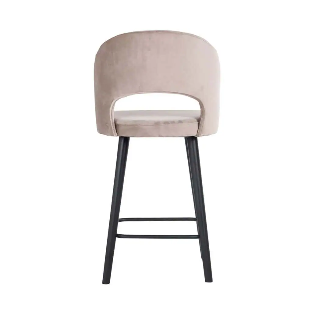 - Counterstoel Savoy khaki velvet