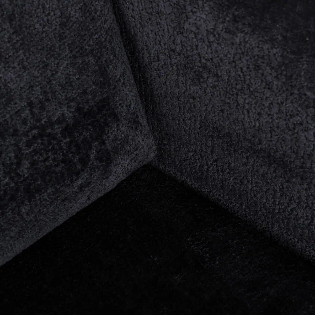 - Lounge stoel Turner black chenille
