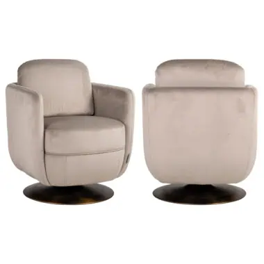 - Eetkamerstoel Turner khaki velvet fire retardant