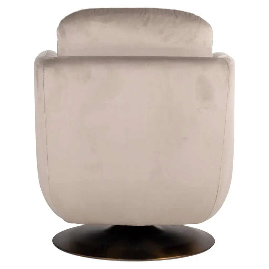 - Eetkamerstoel Turner khaki velvet fire retardant