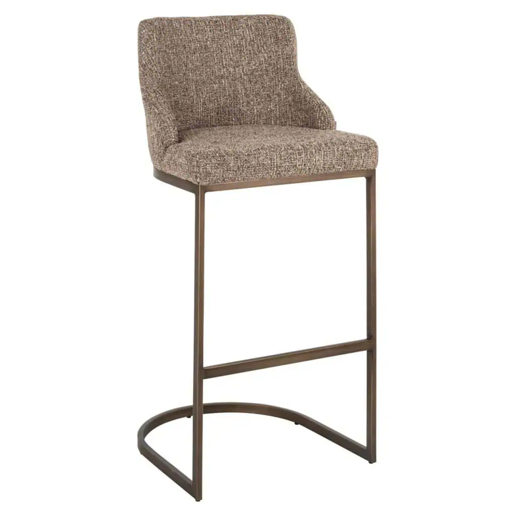 - Barstoel Bolton brown tweed (Set of 2)