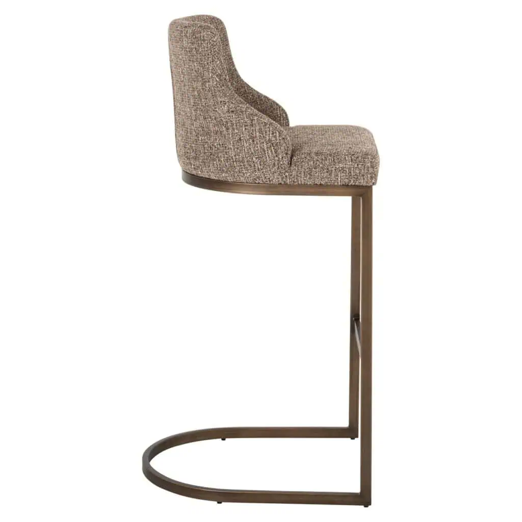 - Barstoel Bolton brown tweed (Set of 2)