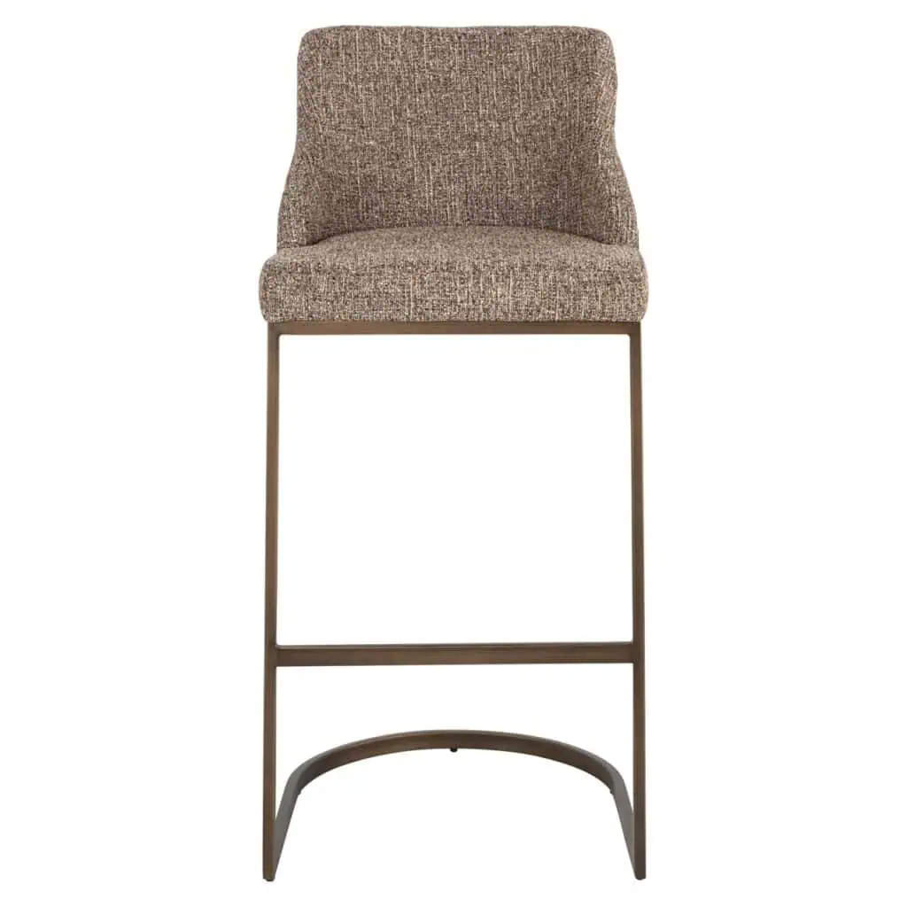 - Barstoel Bolton brown tweed (Set of 2)