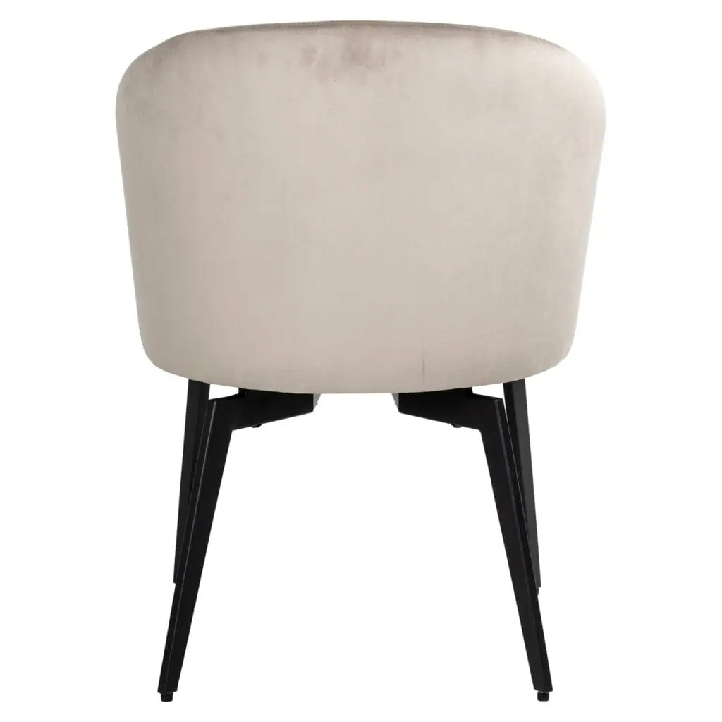 - Eetkamerstoel Amphara khaki velvet fire retardant