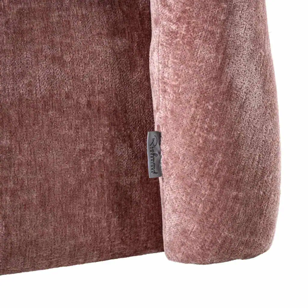 - Lounge stoel Dana rose chenille