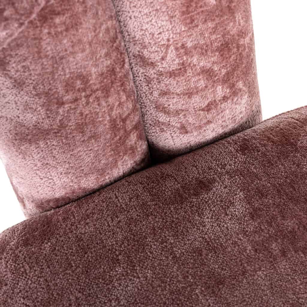 - Lounge stoel Dana rose chenille