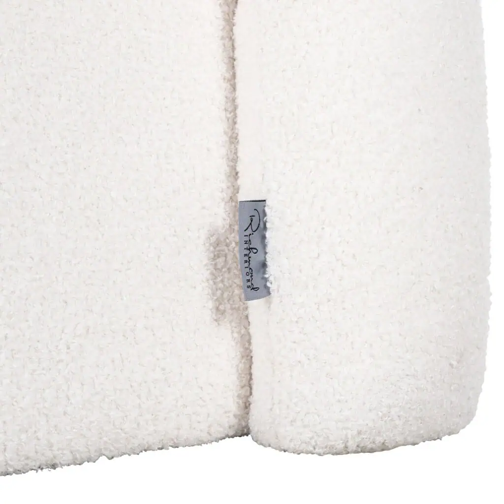 - Lounge stoel Dana white furry