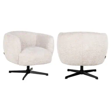 - Lounge stoel Estelle lovely cream