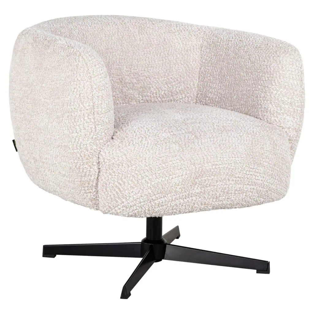 - Lounge stoel Estelle lovely cream
