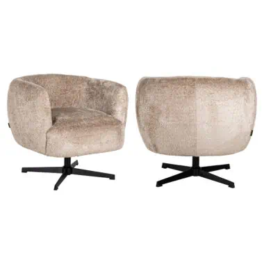 - Lounge stoel Estelle sheep natural