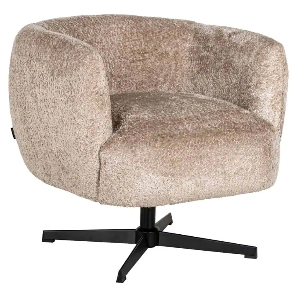 - Lounge stoel Estelle sheep natural