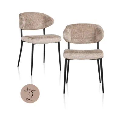 - Eetkamerstoel Bea sheep natural (Set of 2)