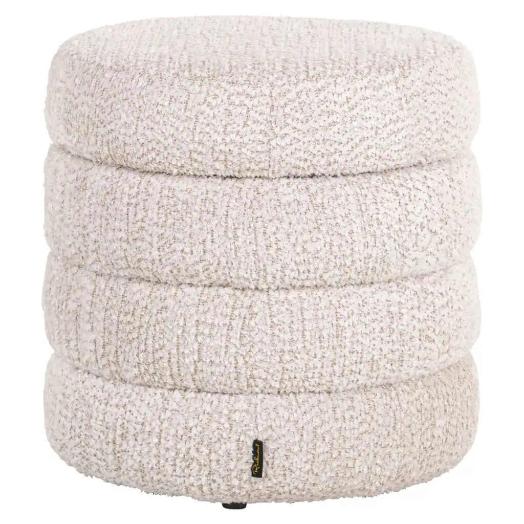 - Poef & Voetenbank Adele lovely cream