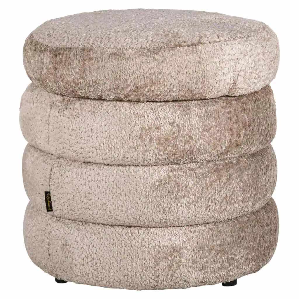 - Poef & Voetenbank Adele sheep natural