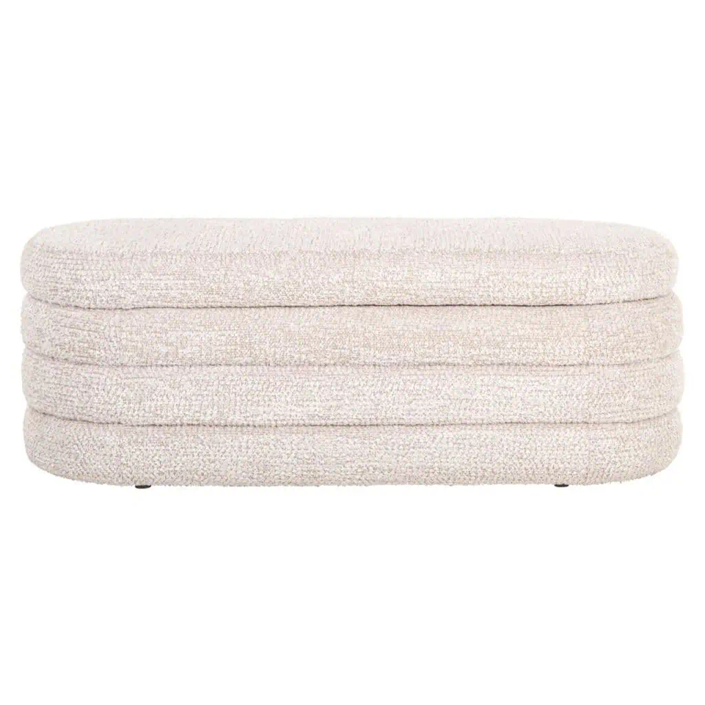 - Poef & Voetenbank Camile lovely cream