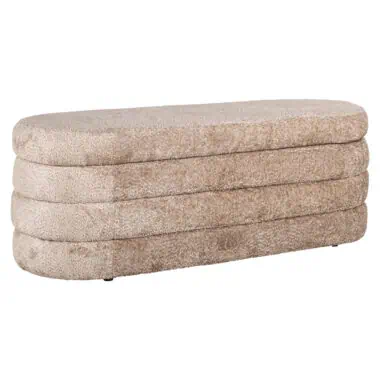 - Poef & Voetenbank Camille sheep natural
