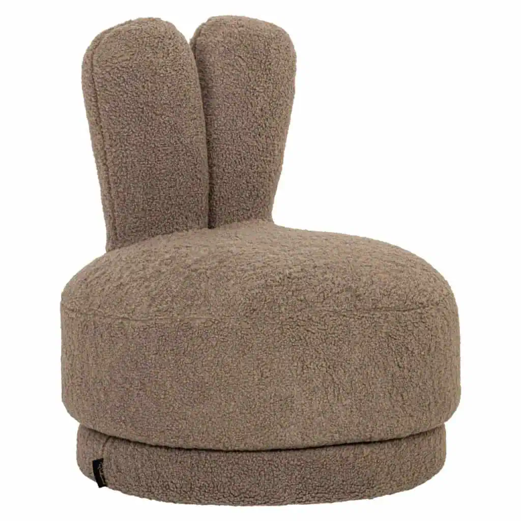 - Lounge stoel Bunny taupe kids