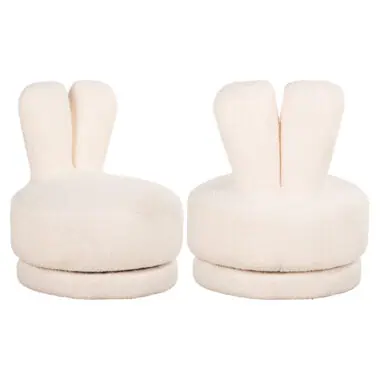 - Lounge stoel Bunny teddy white kids