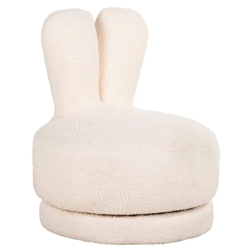 - Lounge stoel Bunny teddy white kids