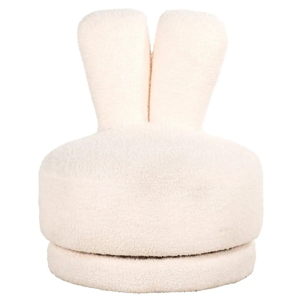 - Lounge stoel Bunny teddy white kids