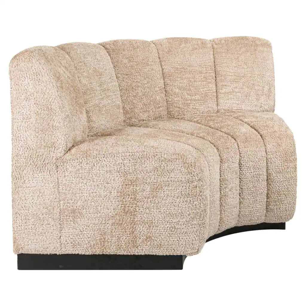 - Eetkamer bank Hillpark lovely beige round corner
