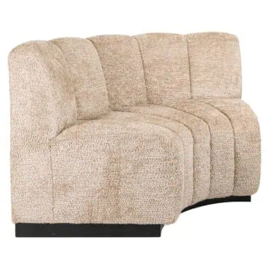 - Eetkamer bank Hillpark lovely beige round corner