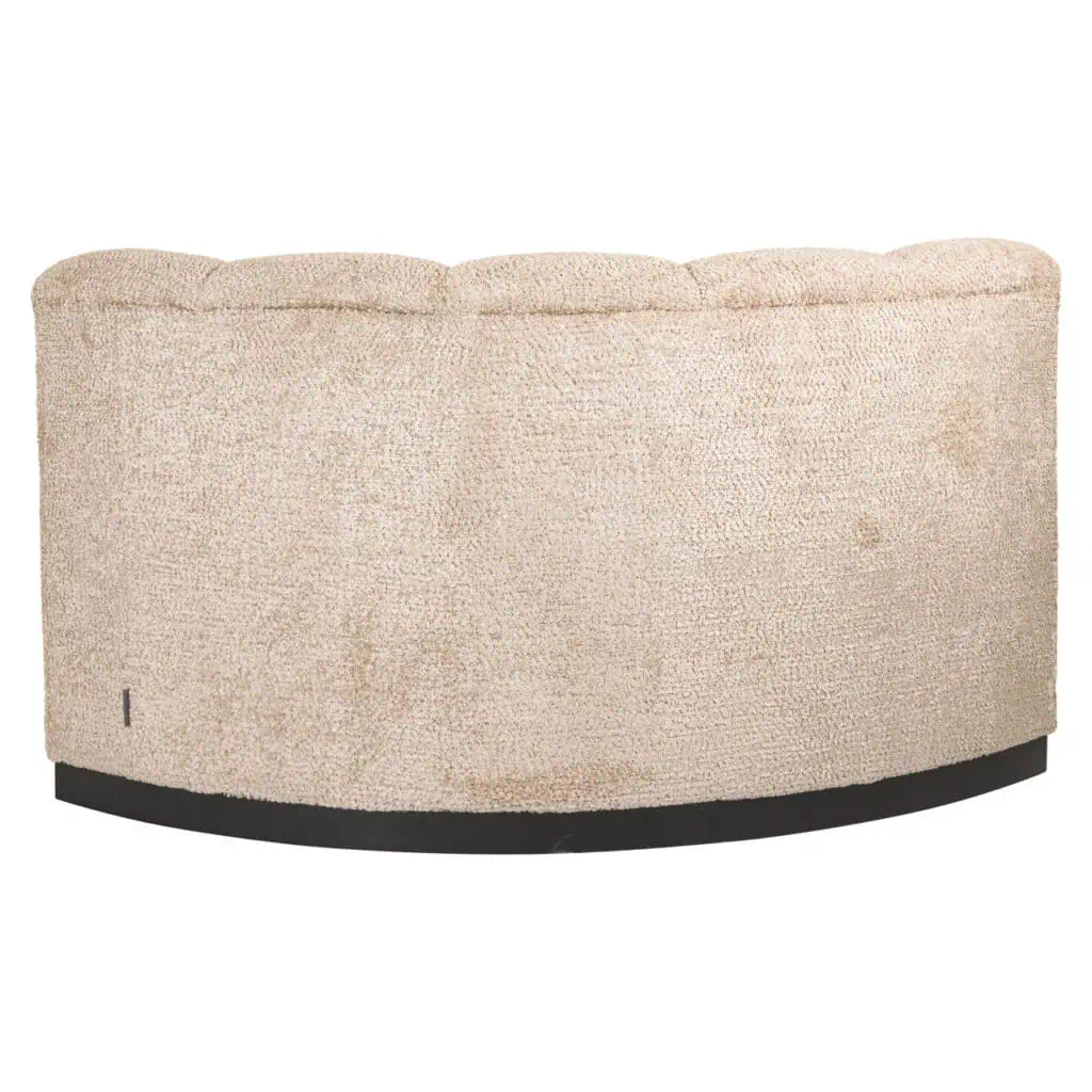- Eetkamer bank Hillpark lovely beige round corner