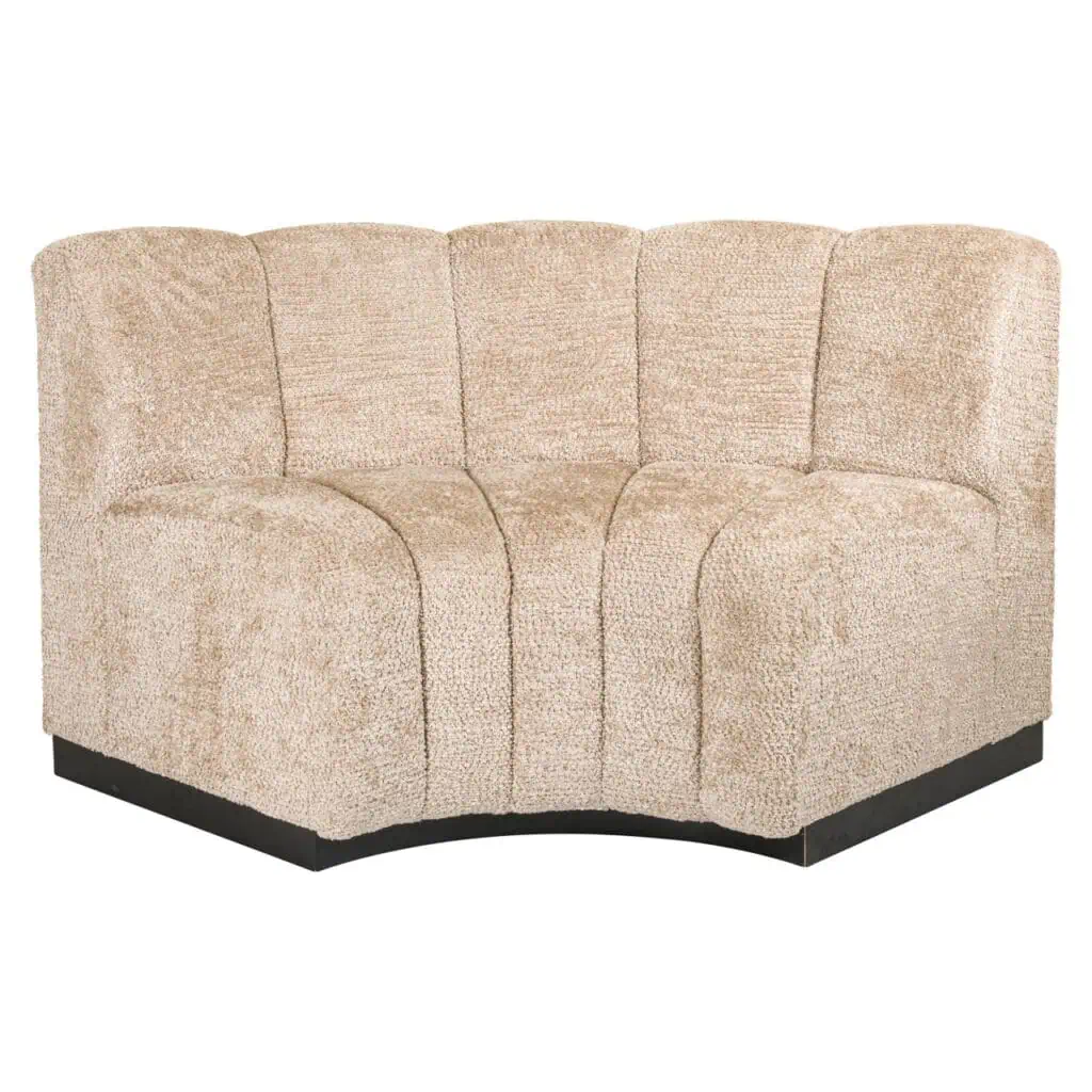 - Eetkamer bank Hillpark customized round corner