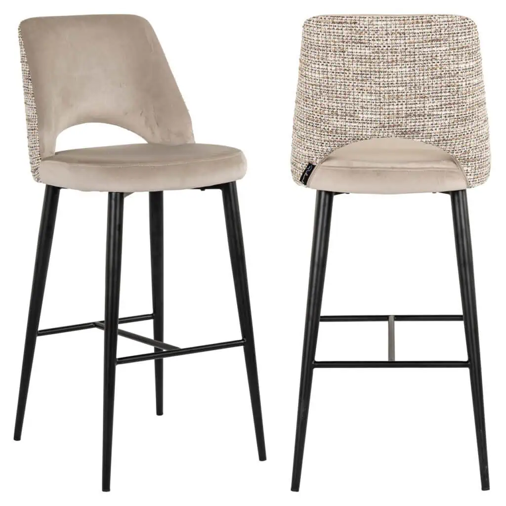 - Barstoel Tabitha trendy nature fire retardant