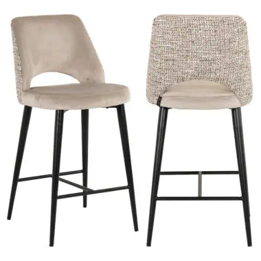 - Counterstoel Tabitha trendy nature fire retardant