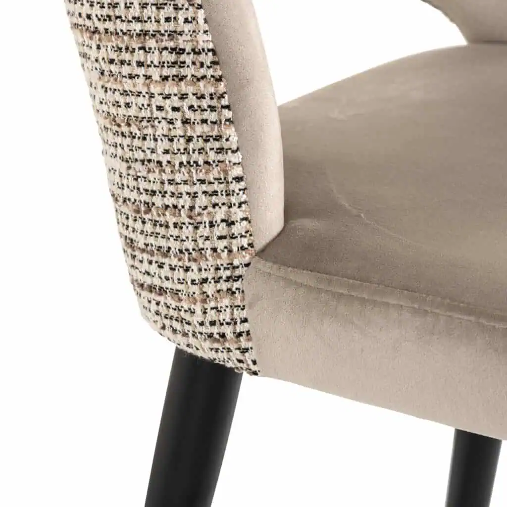 - Counterstoel Tabitha trendy nature fire retardant