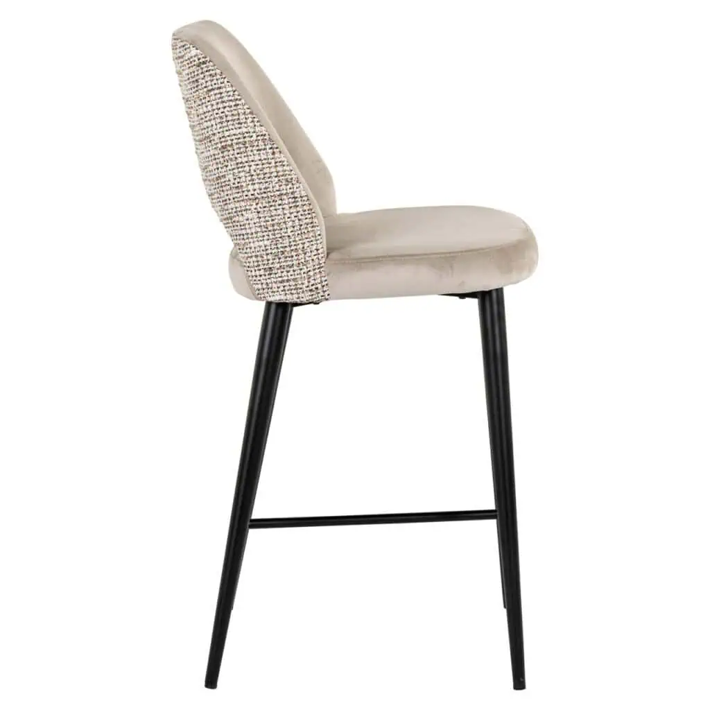 - Counterstoel Tabitha trendy nature fire retardant