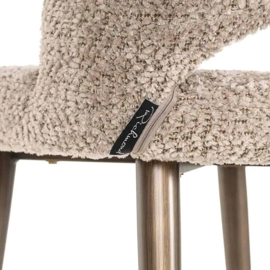- Counterstoel Delphine lovely nature fire retardant