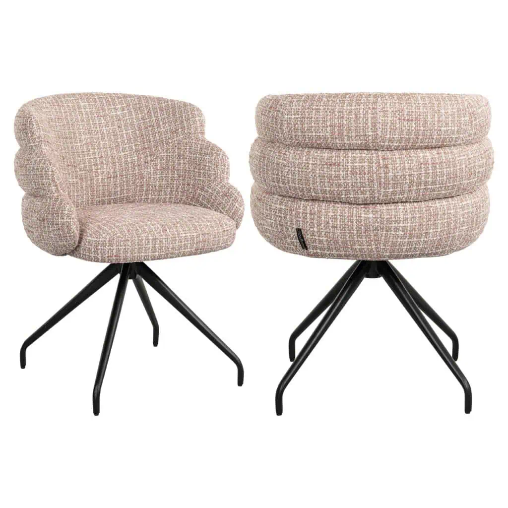 - Eetkamerstoel Kayla trendy rose