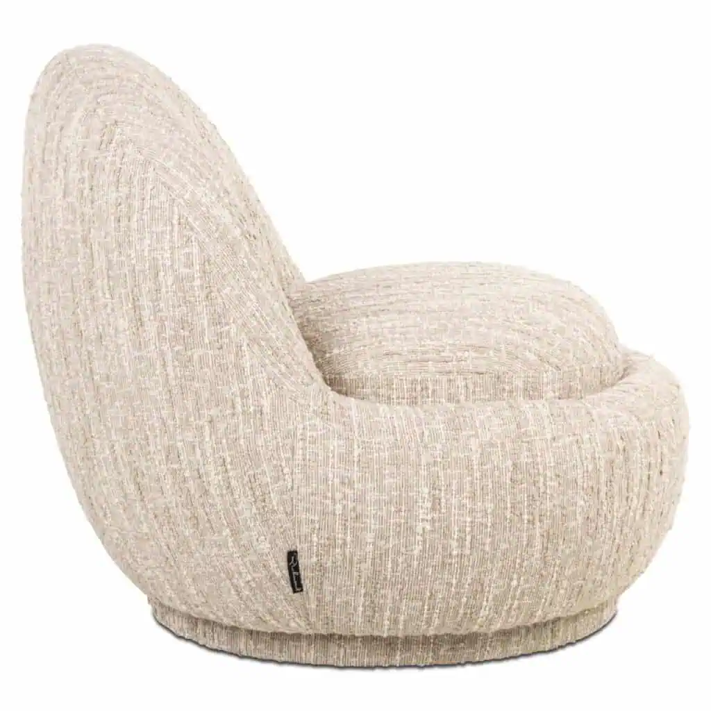 - Lounge stoel Arlanda beige angora