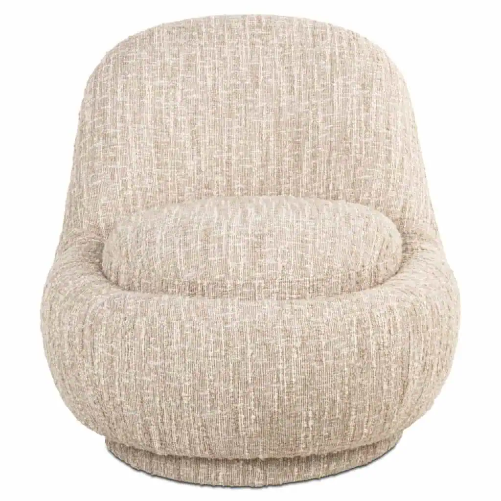 - Lounge stoel Arlanda beige angora