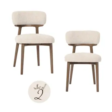 - Eetkamerstoel Basker natural geo (Set of 2)
