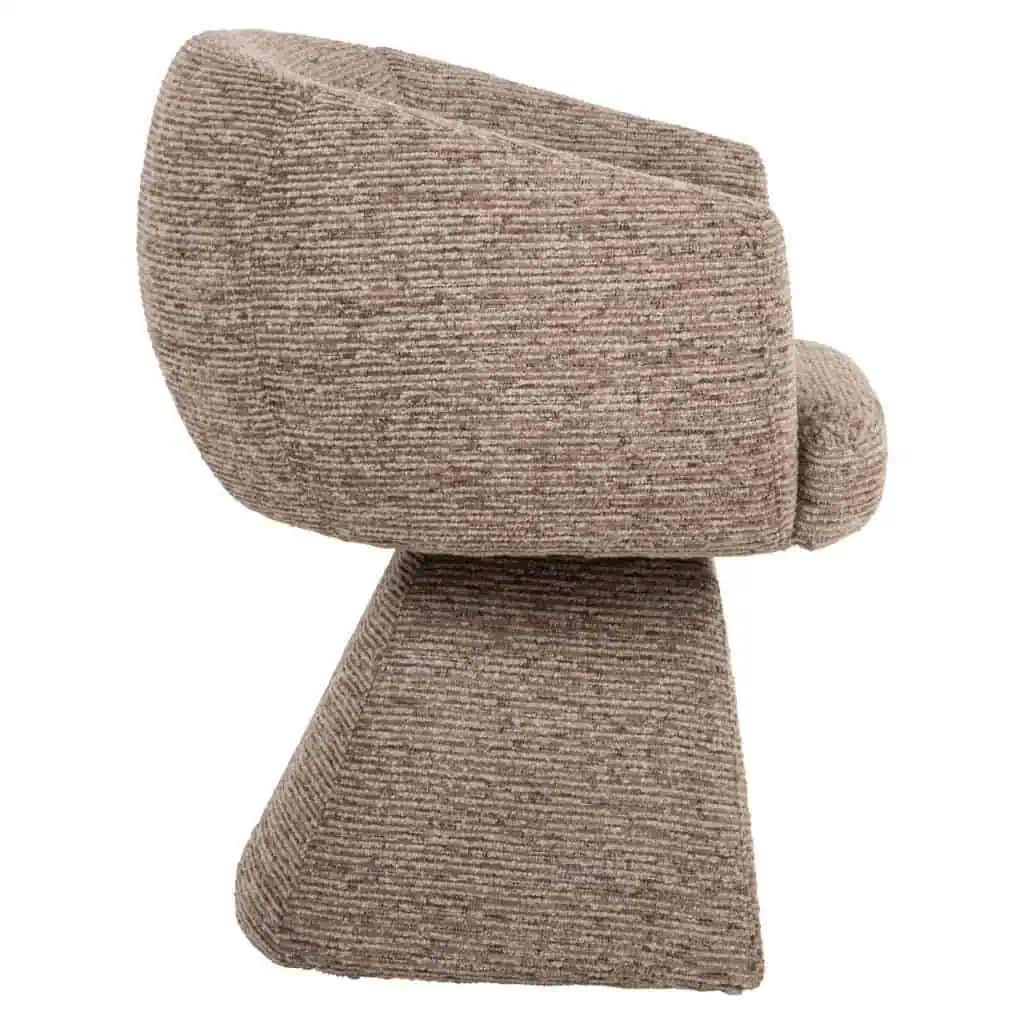 - Eetkamerstoel Quiriro mocca linear swivel