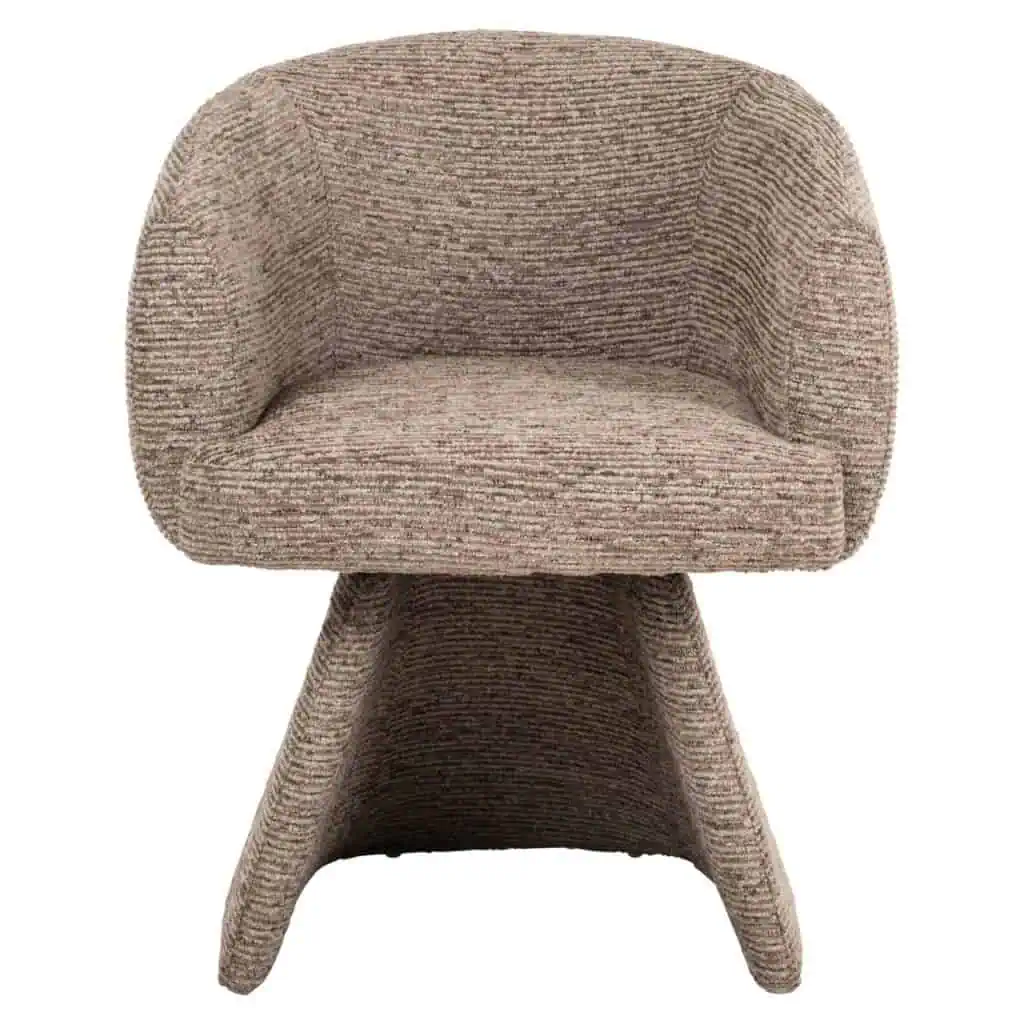 - Eetkamerstoel Quiriro mocca linear swivel