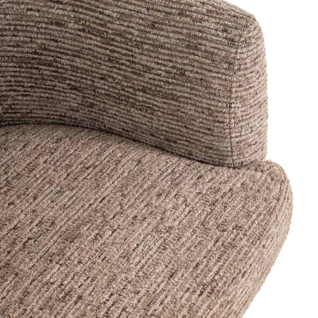 - Eetkamerstoel Quiriro mocca linear swivel
