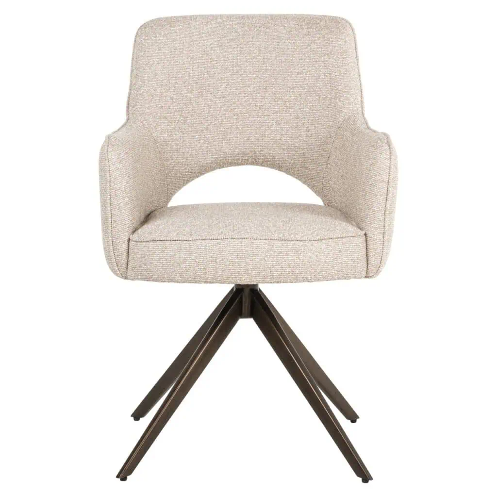 - Eetkamerstoel Ginerva biscotti swivel