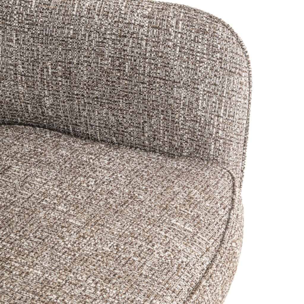 - Eetkamerstoel Ginerva earth tweed swivel