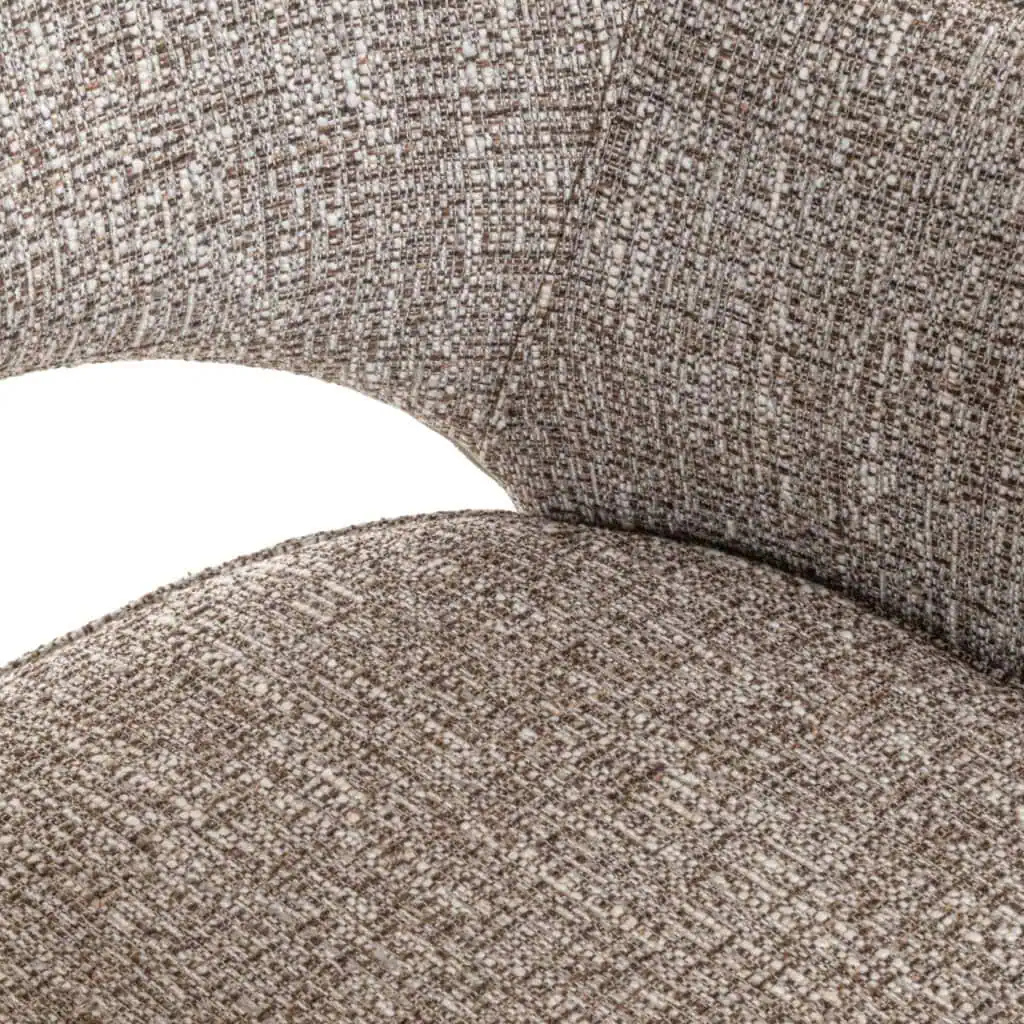 - Eetkamerstoel Ginerva earth tweed swivel