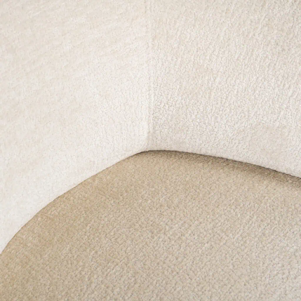 - Lounge stoel Montana white chenille