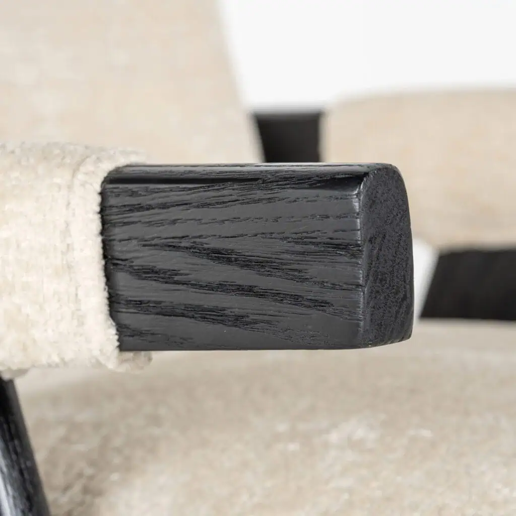 - Eetkamerstoel Cooper white chenille