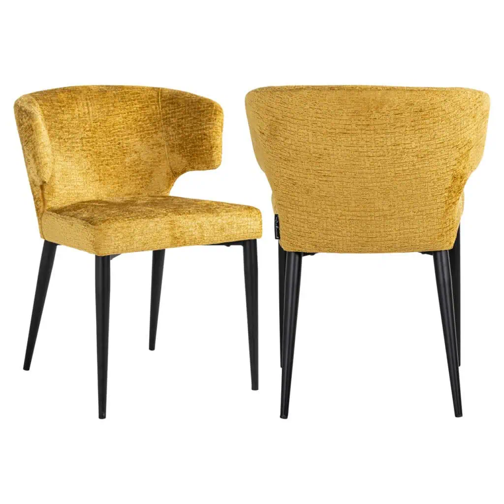 - Eetkamerstoel Taylor mustard fusion