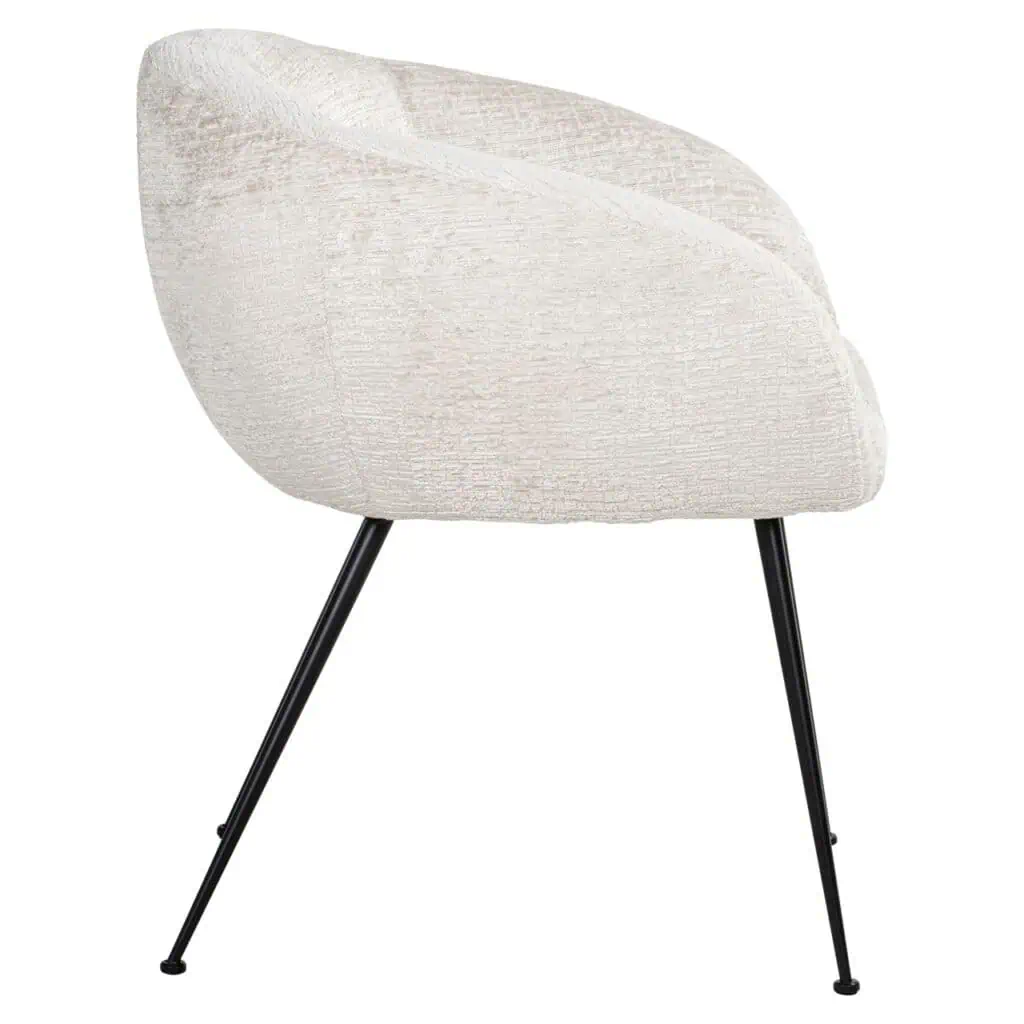 - Eetkamerstoel Ruby cream fusion