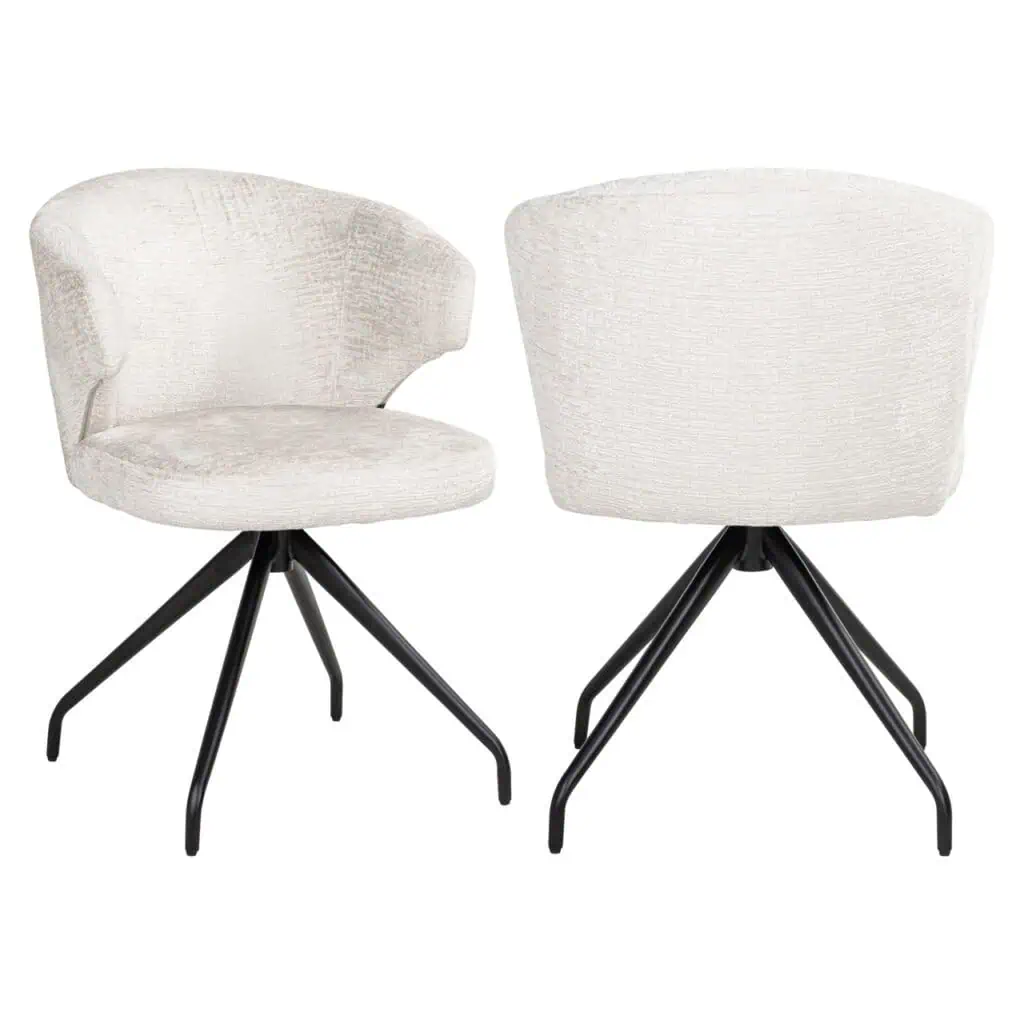 - Eetkamerstoel Milly cream fusion