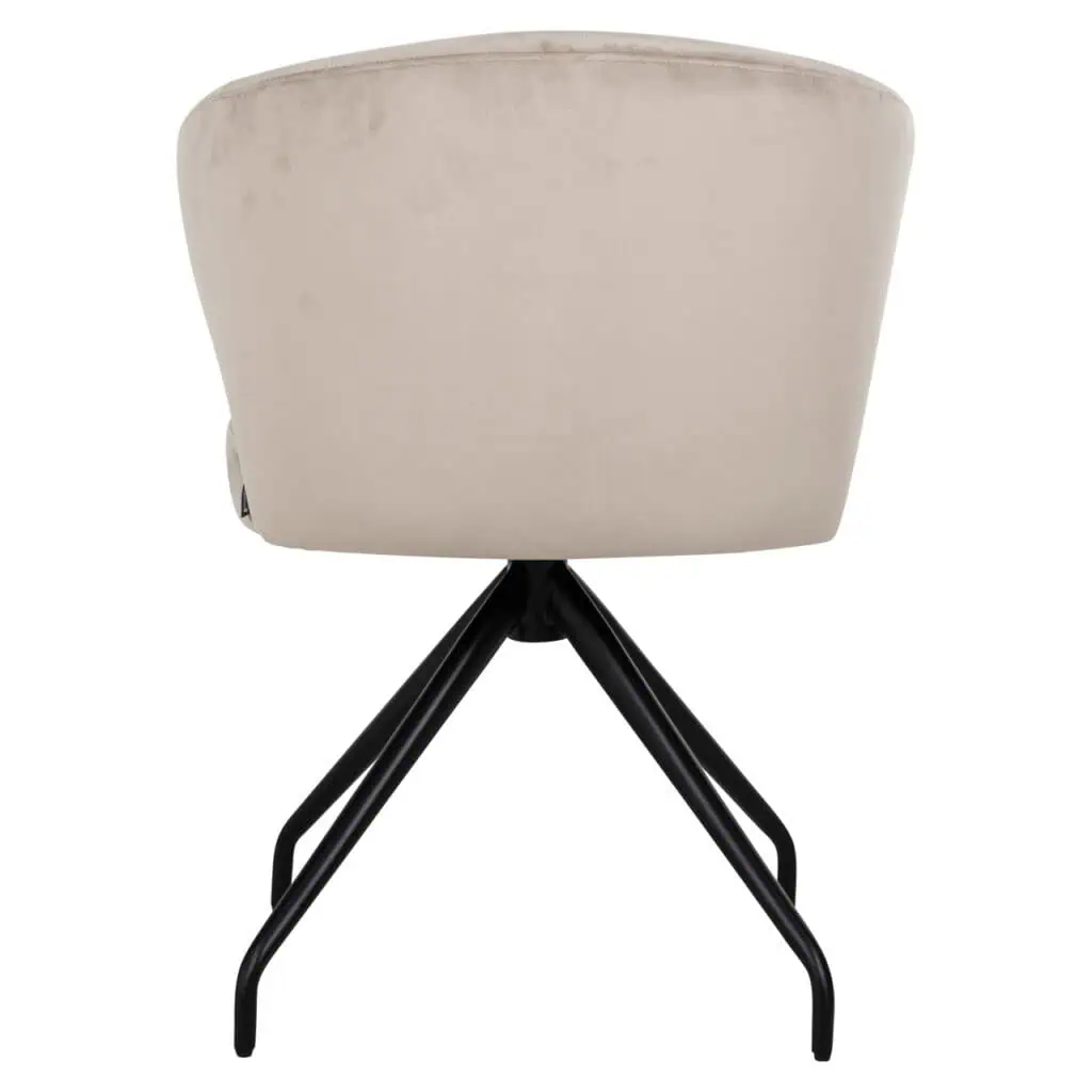 - Eetkamerstoel Milly khaki velvet