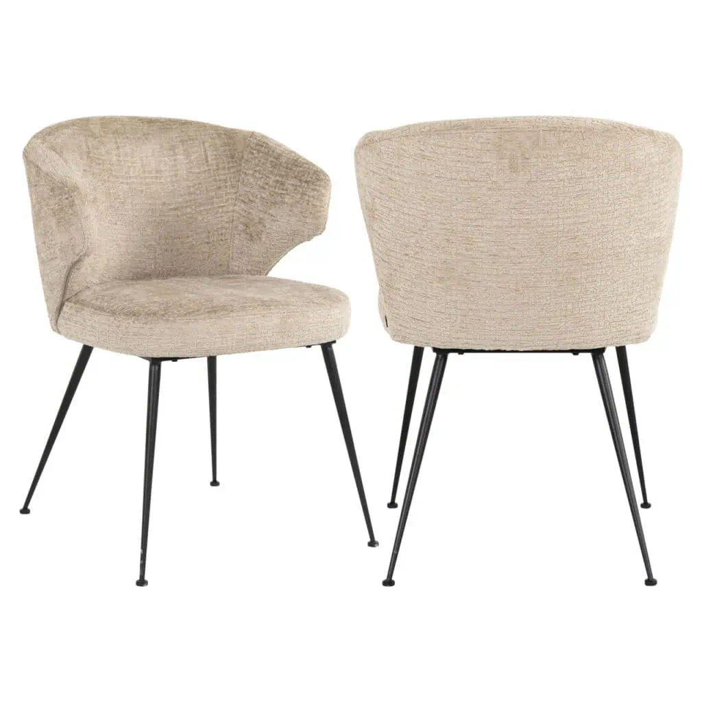 - Eetkamerstoel Xandra desert fusion fire retardant